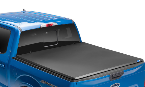 Lund 04-14 Ford F-150 (5.5ft. Bed) Genesis Tri-Fold Tonneau Cover - Black - 95072