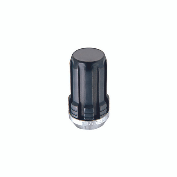 McGard SplineDrive Lug Nut (Cone Seat) M14X1.5 / 1.935in. Length (4-Pack) - Black (Req. Tool) - 65310BK
