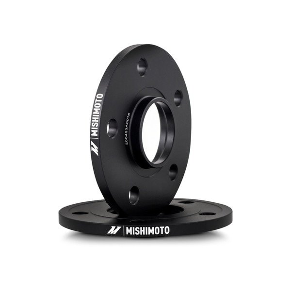 Mishimoto Wheel Spacers - 5x120 - 64.1 CB - M14 x1.5 - 10mm - BK - MMWS-013-100BK