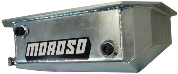 Moroso Acura/Honda K Series (Notched) Road Race Baffled Wet Sump Extra Capacity 5.5in Steel Oil Pan - 20919