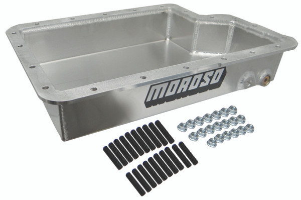 Moroso Ford E40D/4R100 Transmission Pan - 3.642in - 42050