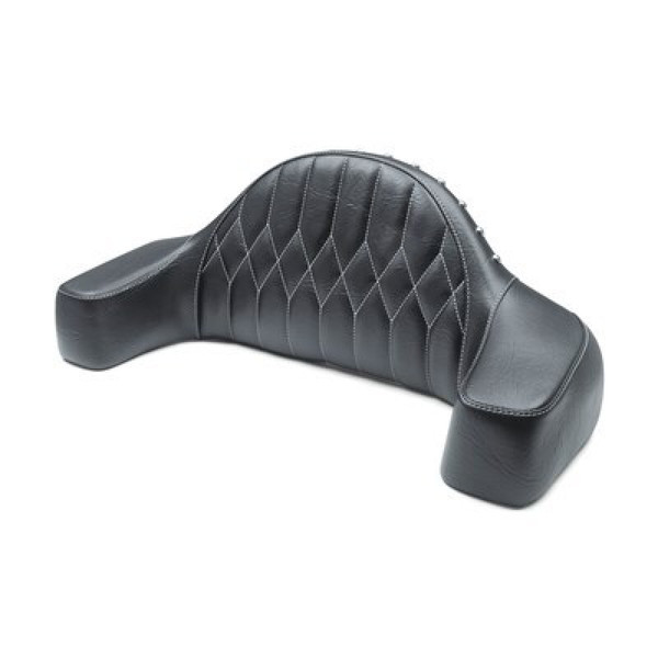 Mustang 14-21 Indian Chieftain,Chief,Dk Horse,Roadmaster,Vint Pass Backrest w/Diam Stitch - Black - 76022WT
