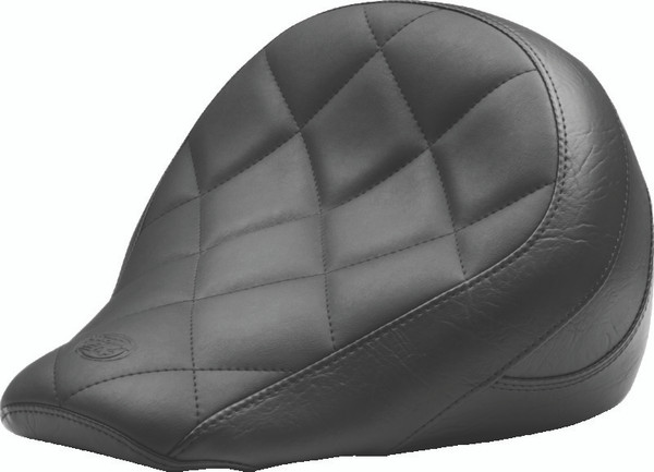Mustang 18-21 Indian Scout Bobber Standard Touring Solo Seat Diamond Stitch - Black - 76842
