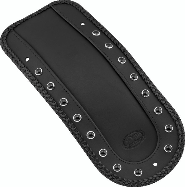 Mustang 08-21 Harley FL Touring Fender Bib w/Blk Pearl w/Studs - Black - 78036