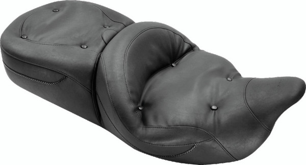Mustang 08-21 Harley Electra Glide, Rd Glide, Rd King, Str Glide Touring 1PC Seat Regal - Black - 79539
