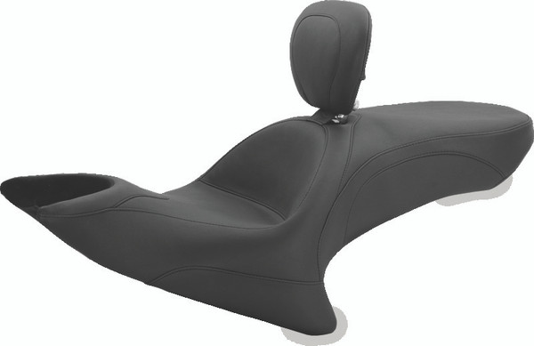 Mustang 08-21 Harley Rd King, 06-07 Str Glide 1906-07,00-05 Eagle Touring Solo Seat Diamond - Black - 79725