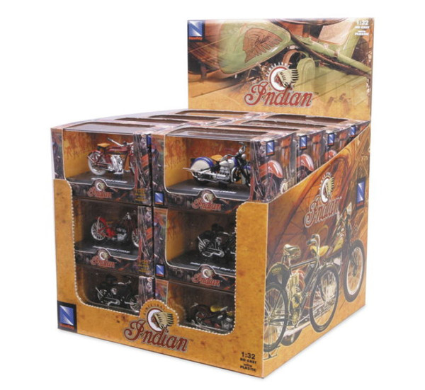 New Ray Toys Indian Bike Assortment / Scale - 1:32 - 06067