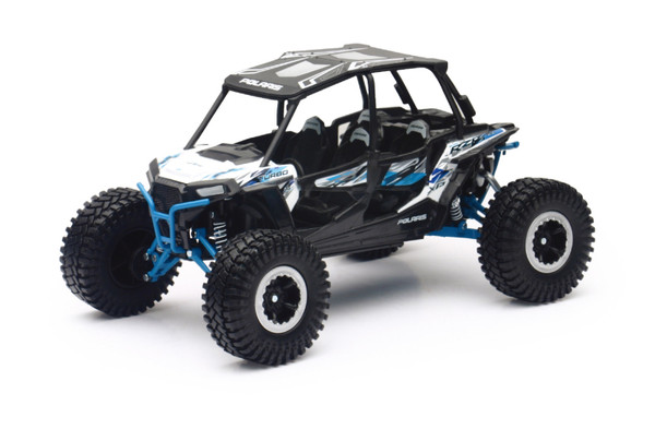 New Ray Toys Polaris RZR XP4 Rock Crawler (White Lightning)/ Scale - 1:18 - 57976A
