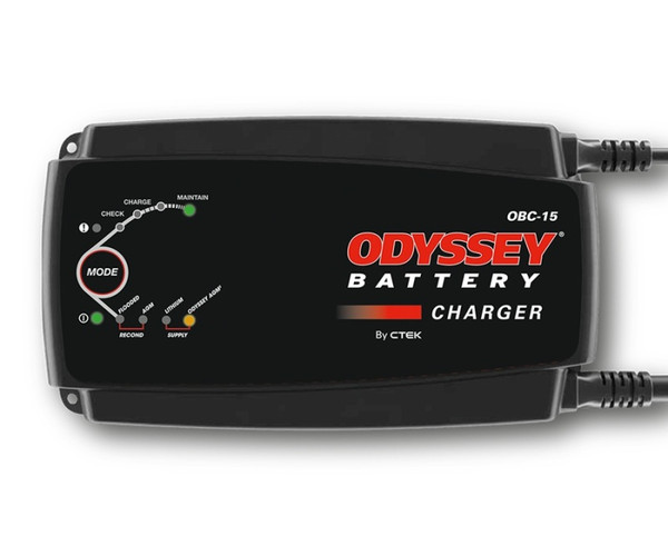 Odyssey Battery Portable Battery Charger - 15 Amp - OBC-15-A