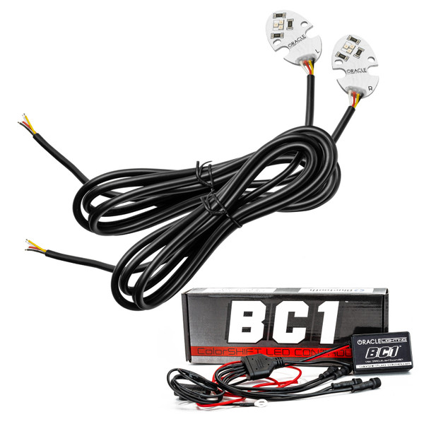 Oracle 17-21 Tesla Model 3 Headlight DRL Upgrade Kit - ColorSHIFT w/ BC1 Controller SEE WARRANTY - 1286-335