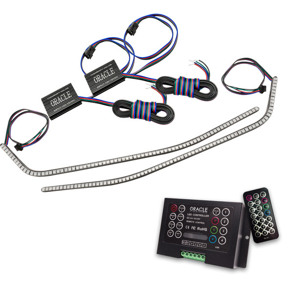 Oracle 16-21 Chevrolet Camaro Surface Mount DRL Modules - ColorSHIFT 2 SEE WARRANTY - 1297-333