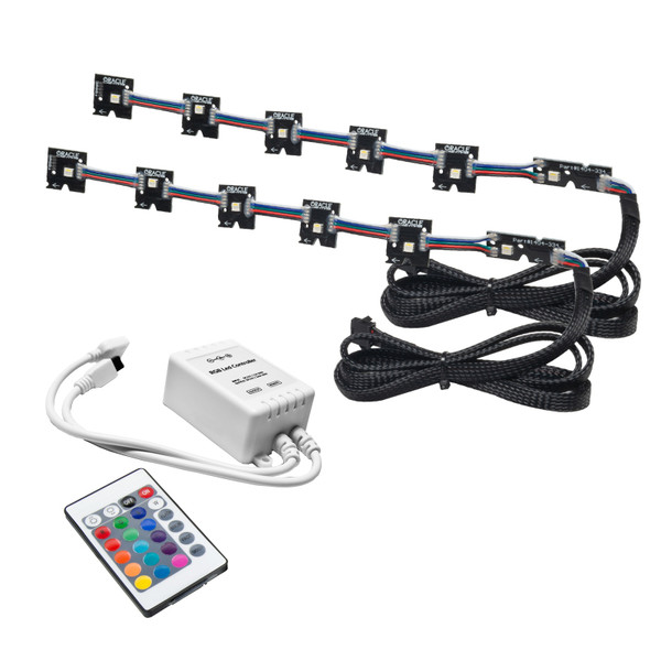 Oracle 14-21 Infiniti Q50 RGB+W Headlight Halo  Kit - ColorSHIFT w/ Simple Controller SEE WARRANTY - 1404-504