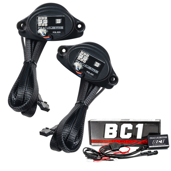 Oracle 20-21 Chevy Corvette C8 RGB+A Headlight DRL  Kit - ColorSHIFT w/ BC1 Controller SEE WARRANTY - 1442-335