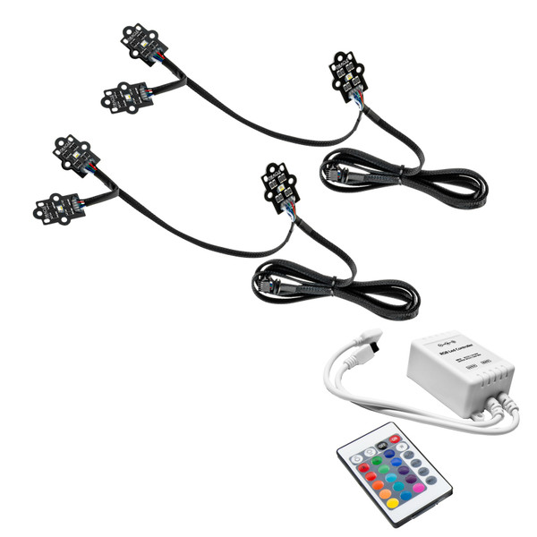 Oracle 20-21 GMC Sierra 2500 HD RGB+W Headlight DRL Kit - w/ Simple Controller SEE WARRANTY - 1451-504