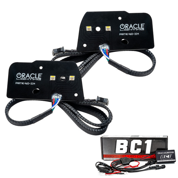 Oracle 21-22 Ford F-150 ColorSHIFT RGB+W Headlight DRL Upgrade Kit w/ BC1 Controller SEE WARRANTY - 1460-335
