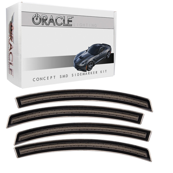 Oracle Chevrolet Corvette C7 Concept Sidemarker Set - Tinted - No Paint SEE WARRANTY - 2392-020