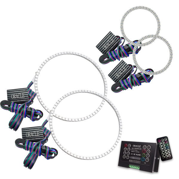 Oracle Volkswagen Golf GTI 98-04 Halo Kit - ColorSHIFT w/ 2.0 Controller SEE WARRANTY - 2530-333