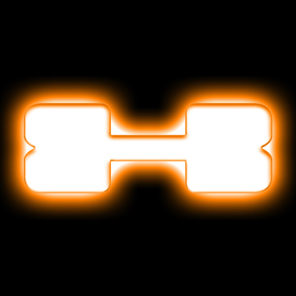 ORACLE Lighting Universal Illuminated LED Letter Badges - Matte Wht Surface Finish - X SEE WARRANTY - 3140-X-005