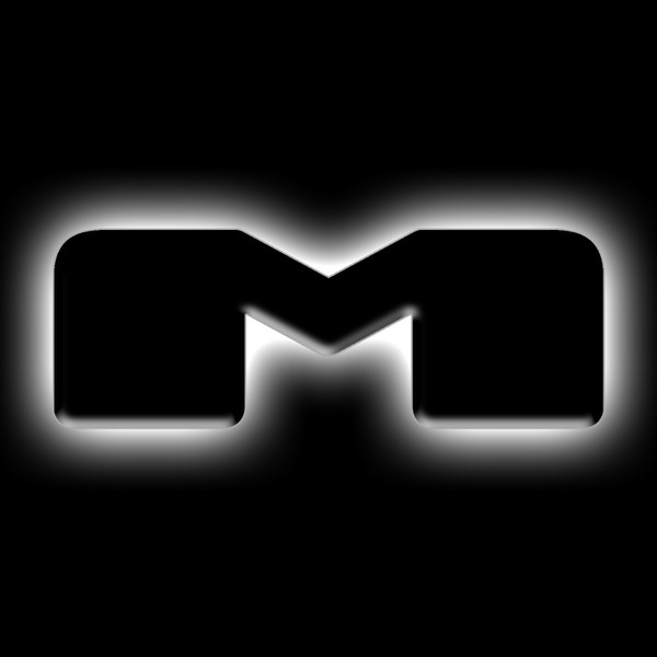 ORACLE Lighting Universal Illuminated LED Letter Badges - Matte Blk Surface Finish - M SEE WARRANTY - 3141-M-001