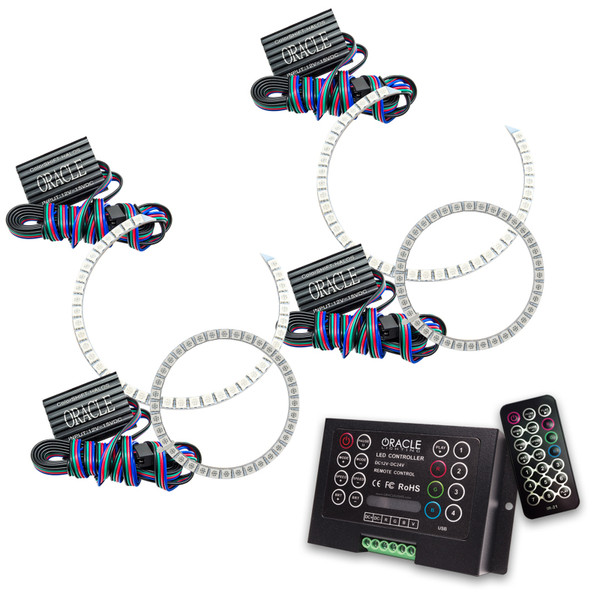 Oracle Nissan Altima Sedan 10-12 Halo Kit - ColorSHIFT w/ 2.0 Controller SEE WARRANTY - 3945-333