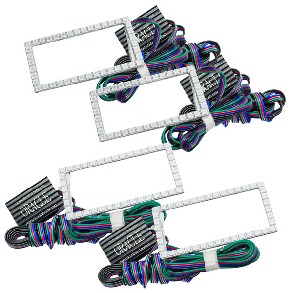 Oracle Ford F-150 15-17 Projector Headlight Halo Kit - ColorSHIFT w/o Controller SEE WARRANTY - 3957-334