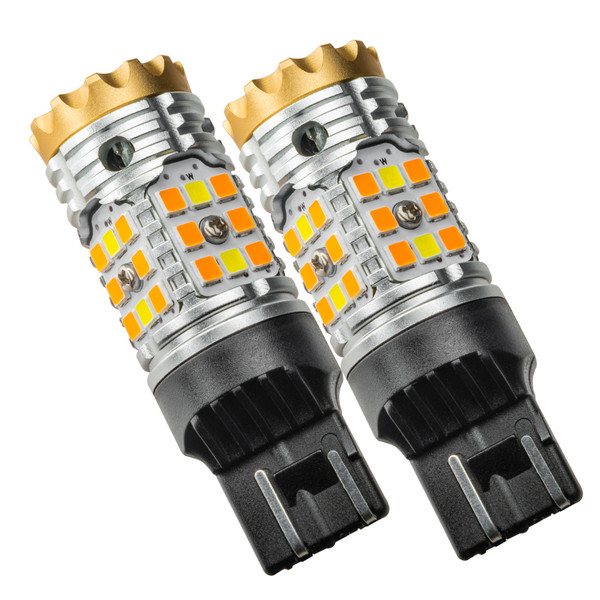Oracle 7443-CK LED Switchback High Output Can-Bus LED Bulbs - Amber/White Switchback SEE WARRANTY - 5111-023