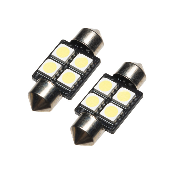 Oracle 33MM 4 LED 3-Chip Festoon Bulbs (Pair) - Cool White SEE WARRANTY - 5203-001