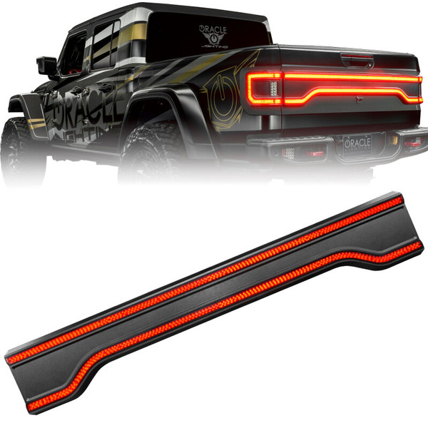 Oracle 20-23 Jeep Gladiator Racetrack Style LED Tail Gate Light - Tinted SEE WARRANTY - 5918-504-T