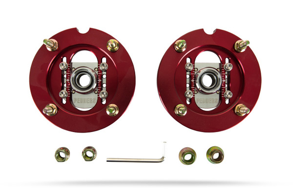 Pedders 05-14 Mustang Adjustable Camber Plate w/ New Upper Spring Perch (Pedders XA Coilovers ONLY) - PED-581048