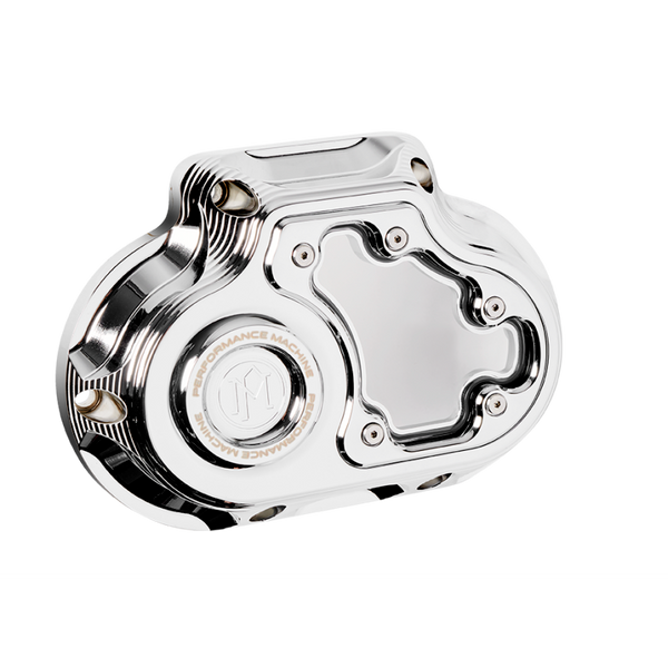 Performance Machine  Vision Clutch Cover W/Bezel - Chrome - 0177-2081M-CH