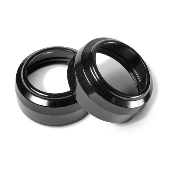 Performance Machine Clean Fork Dust Cap - Black Ano - 0208-2181-B