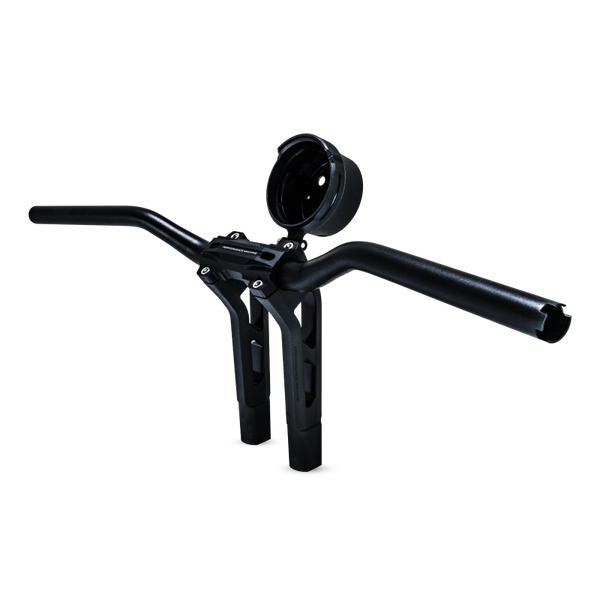 Performance Machine Round Gauge Relocation Kit - Black Ops - 0208-2192-SMB