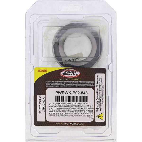 Pivot Works 2015 Polaris Hawkeye 325 2x4 PW - Rear Wheel Bearing Kit - PWRWK-P02-543
