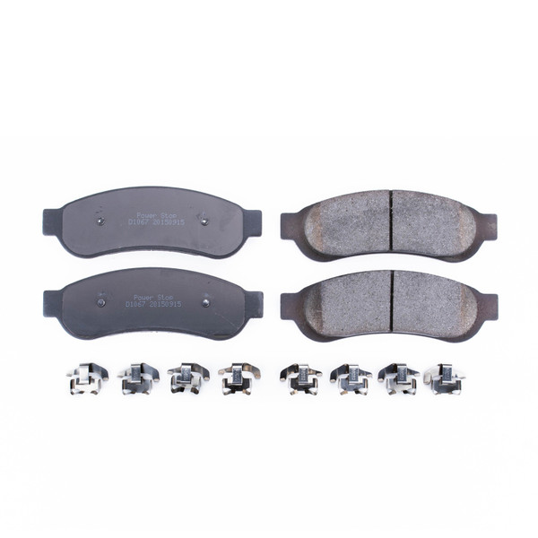 Power Stop 07-10 Ford F-250 Super Duty Rear Z17 Evolution Ceramic Brake Pads w/Hardware - 17-1067