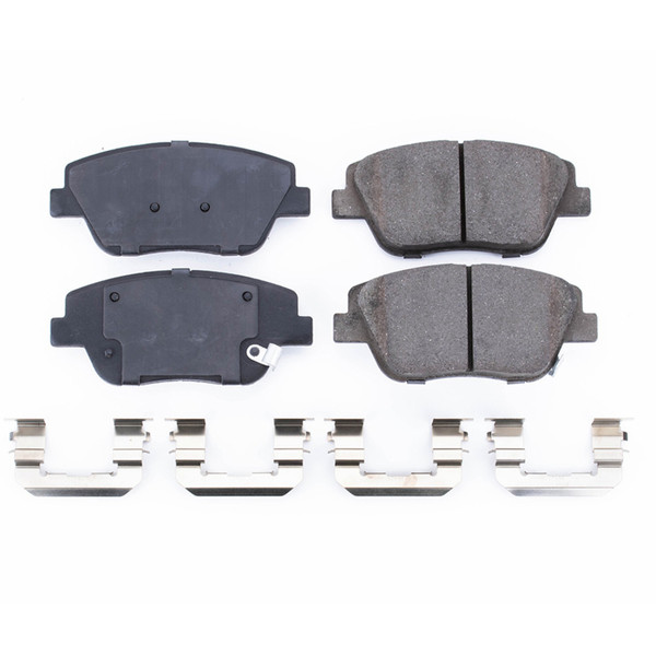 Power Stop 11-15 Hyundai Sonata Front Z17 Evolution Ceramic Brake Pads w/Hardware - 17-1444