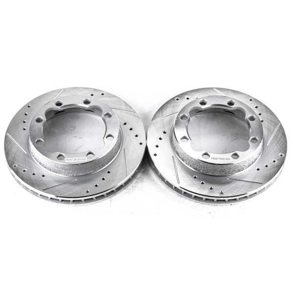 Power Stop 94-99 Chevrolet K1500 Suburban Front Evolution Drilled & Slotted Rotors - Pair - AR8242XPR