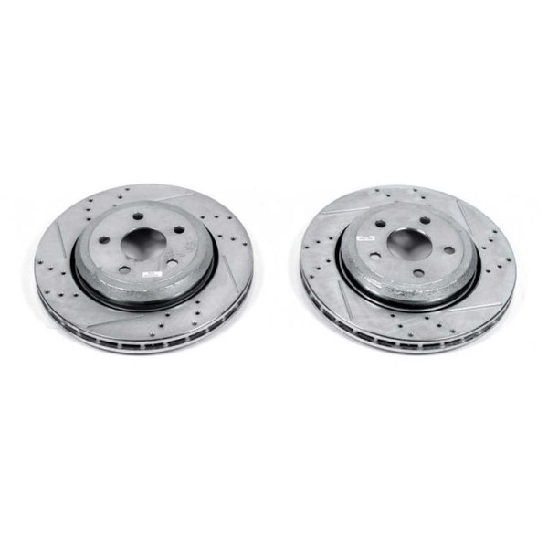 Power Stop 18-19 Dodge Durango Rear Evolution Drilled & Slotted Rotors - Pair - AR83079XPR