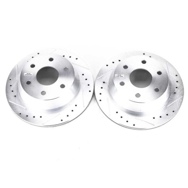Power Stop 03-05 Chevrolet Astro Rear Evolution Drilled & Slotted Rotors - Pair - AR8641XPR