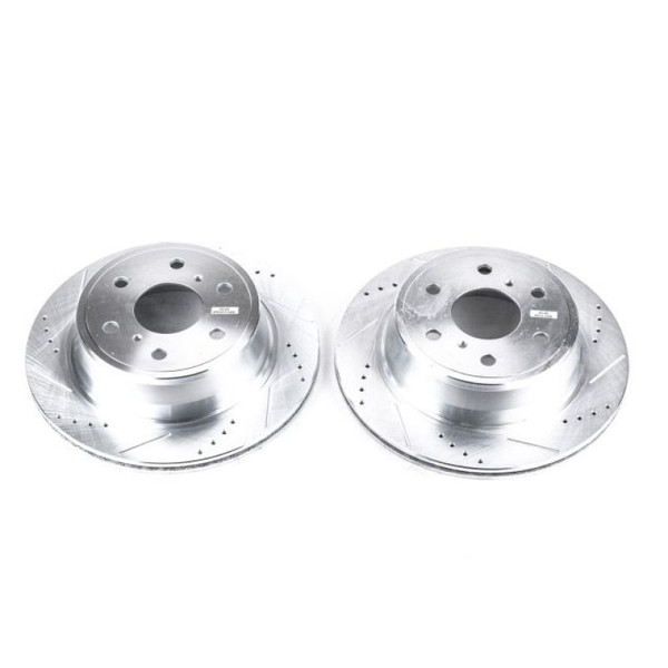 Power Stop 07-18 Chevrolet Silverado 1500 Rear Evolution Drilled & Slotted Rotors - Pair - AR8658XPR