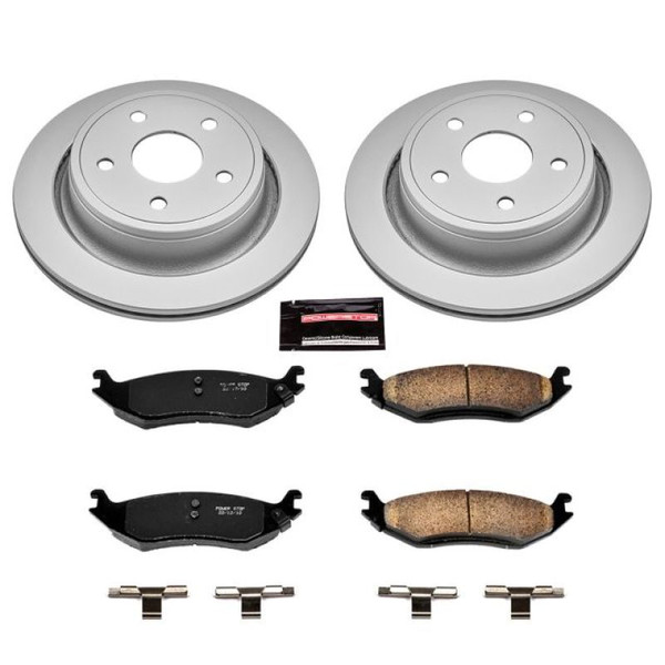 Power Stop 07-09 Chrysler Aspen Rear Z17 Evolution Geomet Coated Brake Kit - CRK2172