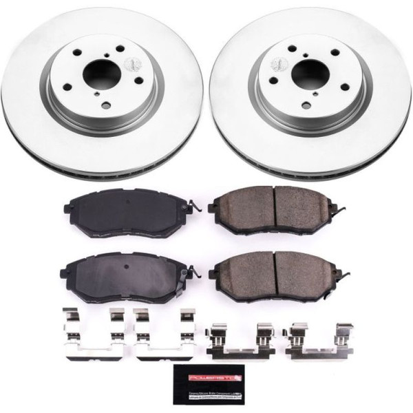 Power Stop 06-07 Subaru B9 Tribeca Front Z17 Evolution Geomet Coated Brake Kit - CRK4603