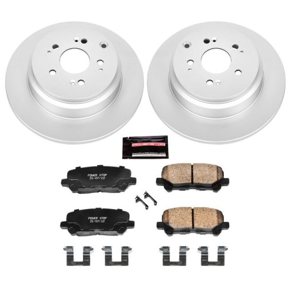 Power Stop 07-13 Acura MDX Rear Z17 Evolution Geomet Coated Brake Kit - CRK4685