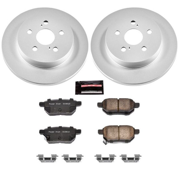 Power Stop 09-10 Pontiac Vibe Rear Z17 Evolution Geomet Coated Brake Kit - CRK4736