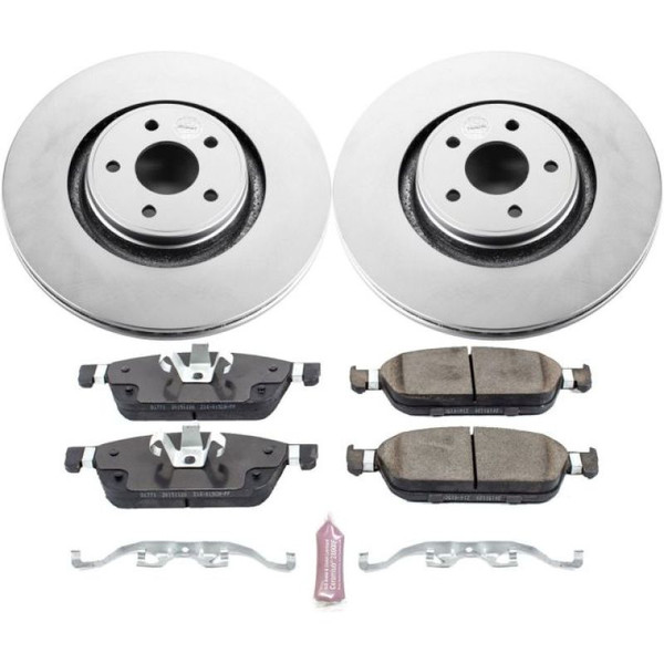 Power Stop 15-18 Ford Focus Front Z17 Evolution Geomet Coated Brake Kit - CRK7147