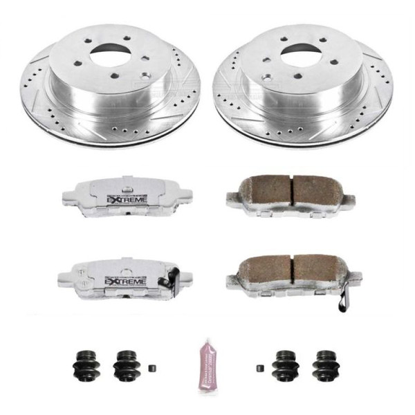 Power Stop 03-12 Infiniti FX35 Rear Z26 Street Warrior Brake Kit - K2427-26