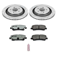Power Stop 15-19 Ford Mustang Rear Z26 Street Warrior Brake Kit - K6812-26