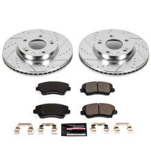 Power Stop 16-17 Hyundai Veloster Front Z23 Evolution Sport Brake Kit - K7672