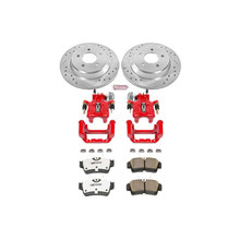 Power Stop 94-99 Ford Mustang Rear Z26 Street Warrior Brake Kit w/Calipers - KC1306A-26