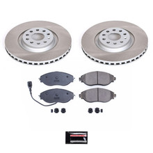Power Stop 18-21 Volkswagen Tiguan Front Semi-Coated Rotor Kit - SC7175