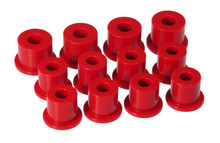 Prothane 80-86 Nissan 720 2/4wd Spring & Shackle Bushings - Red - 14-1001